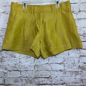 Cartonnier Anthropologie yellow shorts size 4